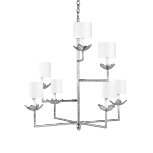 Colombier Chandelier Nickel