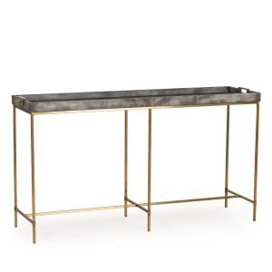 Edith Console Table Charcoal Vintage