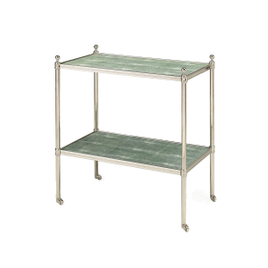 Portman Shagreen Etagere Nickel