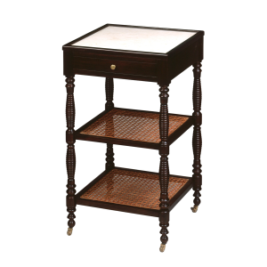 French Cane Etagere