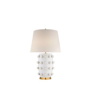 Linden Table Lamp Plaster White Medium