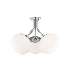 Estee Ceiling Light Polished Nickel