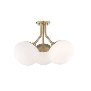 Estee Ceiling Light  Aged Brass