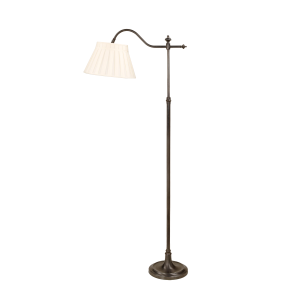 Melrose Swan Neck Floor Lamp Bronze