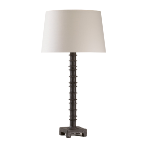 Bobbin Column Table Lamp Bronze