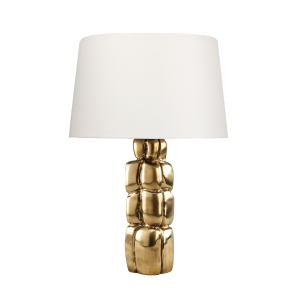 Boulder Table Lamp Brass