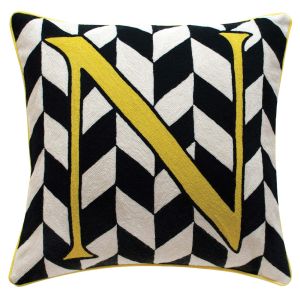 Alphabet N Cushion Sue Timney