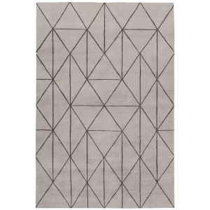 Diamond Maze Grey The Rug Company
