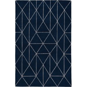 Diamond Maze Navy The Rug Company