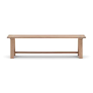 Arundel Oak Bench 2 seater Natural Oak