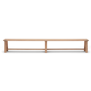 Arundel Oak Bench 4 seater Natural Oak