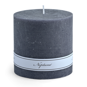 Blyton Pillar Candle 10x10 Charcoal