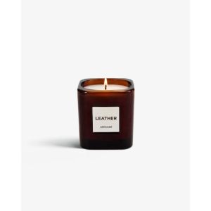 Library Candle Leather