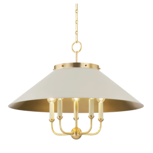 Clivendon Chandelier with Tapered Shades